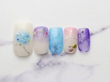 池袋ネイルサロン イイネイル(Ee-Nail)/ぷっくり水風船ネイル全員￥8500