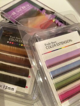 アイラッシュサロン シャルム 練馬(Charme)/カラーエクステも豊富にご用意♪