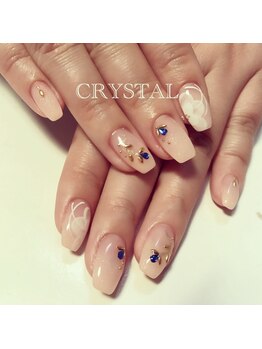 クリスタル(CRYSTAL)/春ネイル