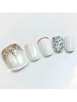 アルファ ネイルズ(ALPHA NAILS)/【特集】　Spring Foot Nail