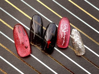 ターラ(Tara)/ハロウィンマグネットネイル