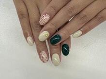 ディーネイル 四条烏丸(D-nail)/【山田】ツイード×クリスマス