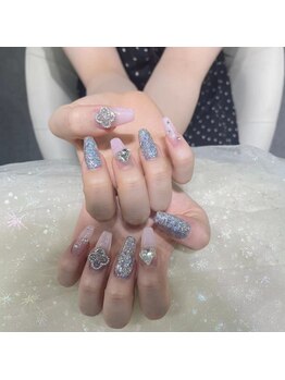 クイーンズビューティーサロン 新宿本店(Queen's beauty salon)/チップ長さ出し10本+定額コース