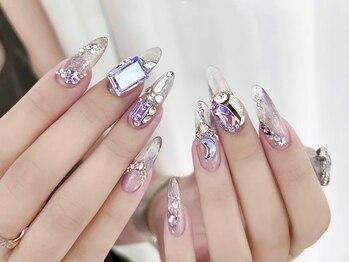 ビューティー ケフ 池袋店(Beauty Kaif)の写真/≪池袋駅≫お爪を綺麗に魅せたい方に!人と被らないオシャレ華やかデザインが豊富♪持ち込みもデザインも◎