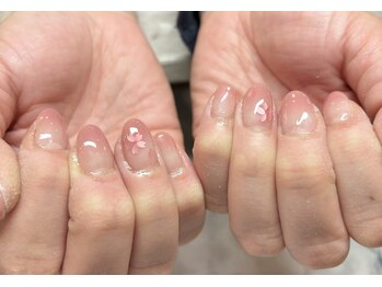 ユニティネイル(Unity nail)/桜グラデーションネイル