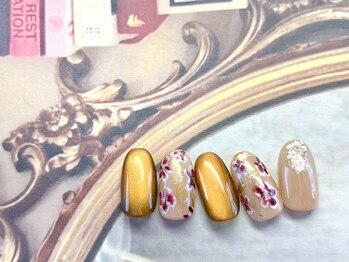 フルールソンネイル(fleur son nail)/9月定額トレンドアート
