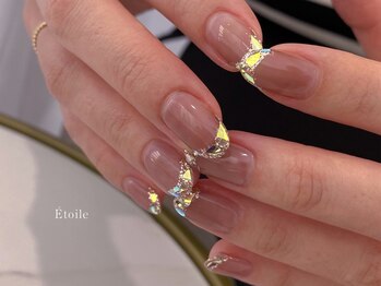 Salon de Etoile 【パラジェル・フィルイン導入店】の写真/さりげなく可愛い―.オフィスでも浮かないお肌に溶け込む上品ニュアンスネイル[パラジェル/フィルイン導入]