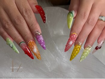メゾン ド イズ(maison de I'z)の写真/New Open【業界トップクラスの技術♪】ロング,ショート,デザインスカルプもお任せ♪周りに差をつけるワザ◎