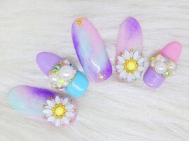 タイダイマーガレットジュエリー