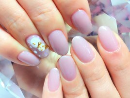 雪だるまネイル