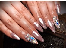 アメイズ(AMAZE)/ピンクミラーネイル