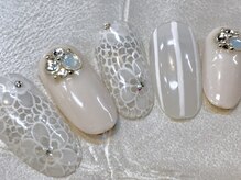 ビービーネイル(BB)/フラワーレースネイル