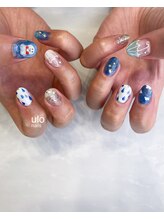 ウロネイルズ(ulo nails)/梅雨ネイルデザイン