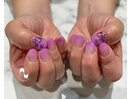 紫陽花ネイル