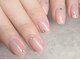 フィーノ ネイル(fino nail)の写真/〈オフィスで映える＊〉肌馴染みのいいヌーディー系デザインで、見るたびにうっとりする美しい指先へ。