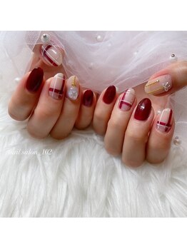 チェックネイル