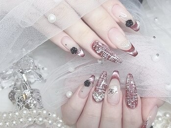 エービーエーサロン(ABA SALON)/ツイードネイル