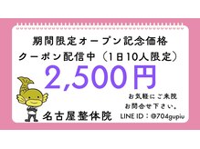 名古屋整体院の雰囲気（肩/腰/首のコリの張り痛み/頭痛/眼精疲労/姿勢、骨盤、巻肩矯正）