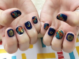 お客様ネイル、持ち込みアート