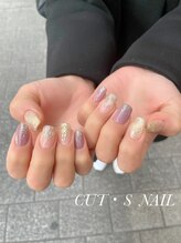カッツ エステティックサロン 元町(CUT S)/フィルインネイル☆ニュアンス