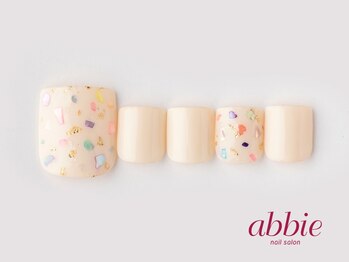 ネイルサロン アビー グランデュオ蒲田店(abbie)/フットカラフルシェル　￥11286