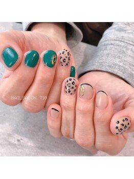 ナナイチゼロ(710)/レオパードネイル