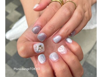 プルースラウンジ トウキョウ(Plus Lounge TOKYO)/ショート★ニュアンスネイル