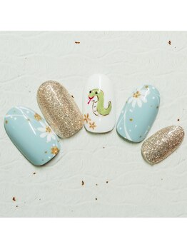 ラ カゼッタ(La casetta)/己年お正月ネイル