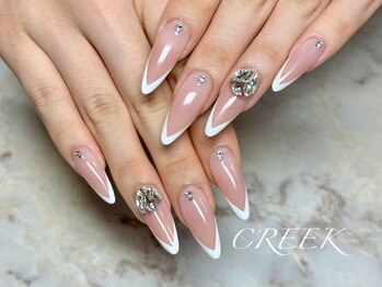 クリーク(CREEK)/Vフレンチ白フレンチスカルプ