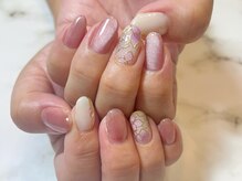 エールネイル(Ailes nail)/紫陽花ネイル