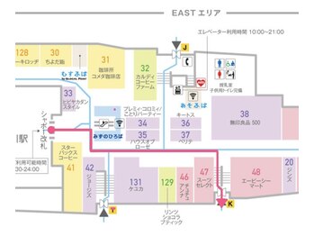 ベルム 市川店(BELME)/道案内★シャポー改札です!