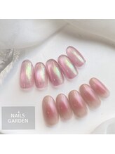 ネイルズガーデン(NAILS GARDEN)/マグネット×オーロラ・チーク