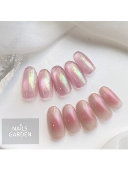 ネイルズガーデン(NAILS GARDEN)/マグネット×オーロラ・チーク