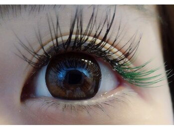 アイラッシュサロン フェリス(Luxury)/カラーエクステ☆グリーン♪