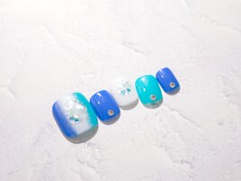 縦グラデネイル