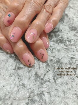 プライベート ネイルサロン マーマ(murmur)/ピンクネイル