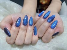 クイーンズビューティーサロン 新宿本店(Queen's beauty salon)/チップ長さ出し10本+ワンカラー