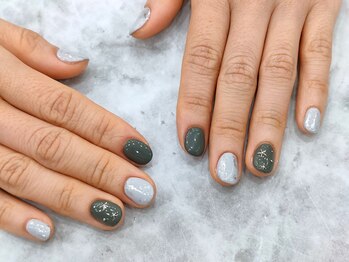 ミアネイル 越谷店(mia nail)/パラジェルベース施術写真