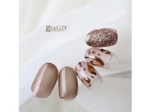 グラティフィープラスココ(gratify+coco)/【大人レオパードネイル】