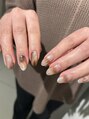 ネイル アヴァンス あべのルシアス店(Nail AVANCE.)&nbsp;ニュアンスデザイン×マグネット