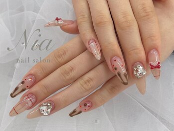 ニア ネイルサロン 大阪駅前第2ビル(Nia)/バレンタインネイル