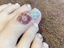 ネイルズ ララ(nails Lala)/タイル柄ネイル。