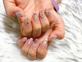 ニュアンスアシメネイル☆