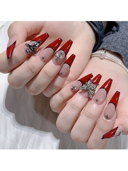 クイーンズビューティーサロン 新宿本店(Queen's beauty salon)/チップ長さだしやり放題