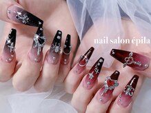 エピラ(epila)/白×グラデーションネイル