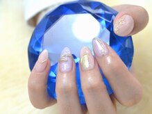 ルキア(Lukia)/水彩パレット☆ミラーネイル