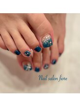 フィオーレ(fiore)/新年★シンプル和柄フットネイル