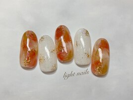 タイダイ柄ネイル