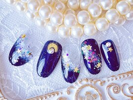 七夕ネイルデザイン