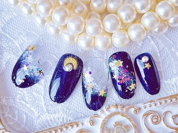 七夕ネイルデザイン